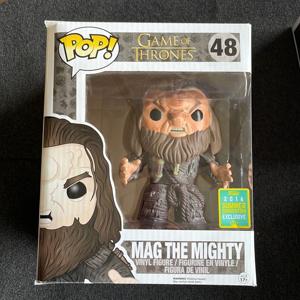 Funko Pop Game of Thrones Mag the Mighty 2016 Convention Exclusive
